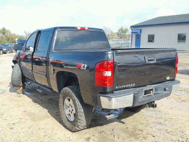 3GCPKSE75CG264700 - 2012 CHEVROLET SILVERADO BLACK photo 3