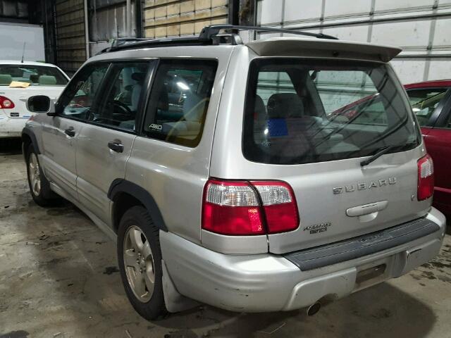 JF1SF65611H706880 - 2001 SUBARU FORESTER S SILVER photo 3