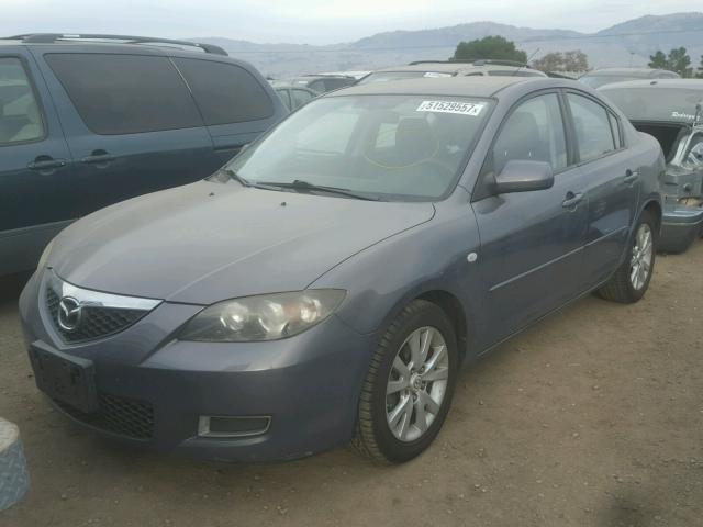 JM1BK32G871763404 - 2007 MAZDA 3 I GRAY photo 2