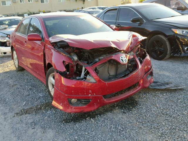 4T1BF3EK8BU679137 - 2011 TOYOTA CAMRY BASE RED photo 1