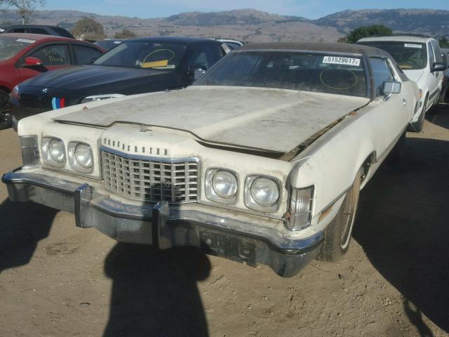 3J87N196779 - 1973 FORD THUNDERBIR WHITE photo 2