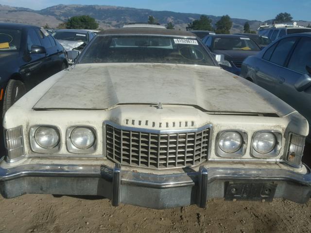 3J87N196779 - 1973 FORD THUNDERBIR WHITE photo 9