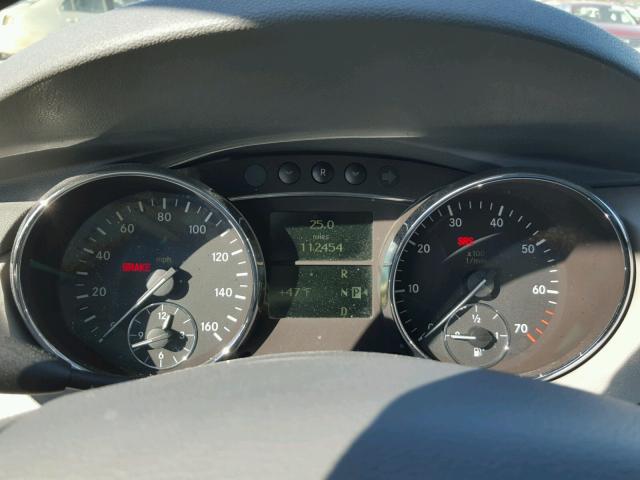 4JGCB75E66A006503 - 2006 MERCEDES-BENZ R 500 SILVER photo 8