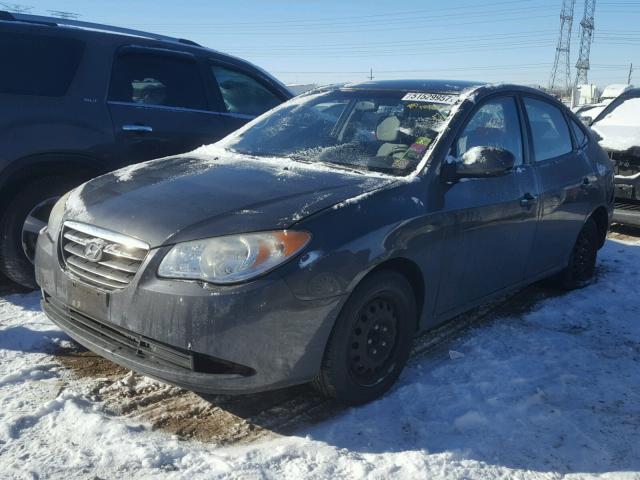 KMHDU46D37U196585 - 2007 HYUNDAI ELANTRA GL GRAY photo 2