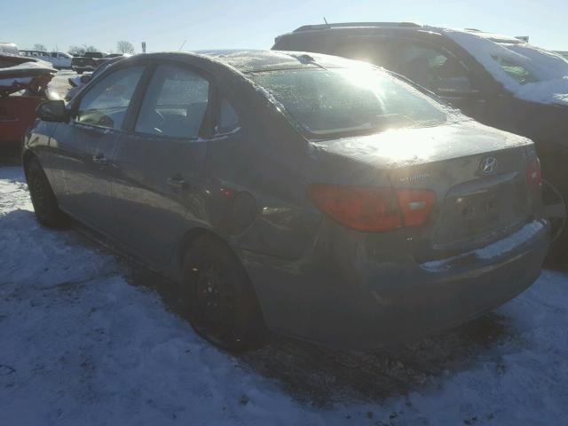 KMHDU46D37U196585 - 2007 HYUNDAI ELANTRA GL GRAY photo 3