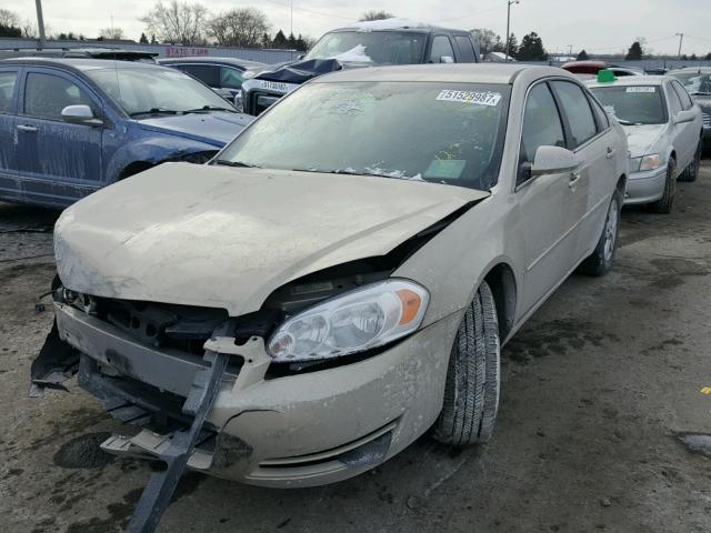 2G1WB58K381335429 - 2008 CHEVROLET IMPALA LS BEIGE photo 2