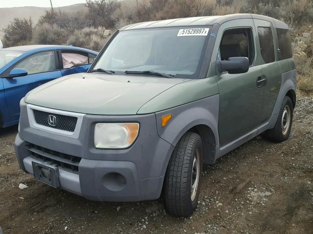 5J6YH28334L024846 - 2004 HONDA ELEMENT LX GREEN photo 2