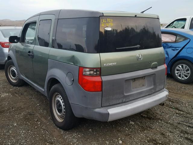 5J6YH28334L024846 - 2004 HONDA ELEMENT LX GREEN photo 3