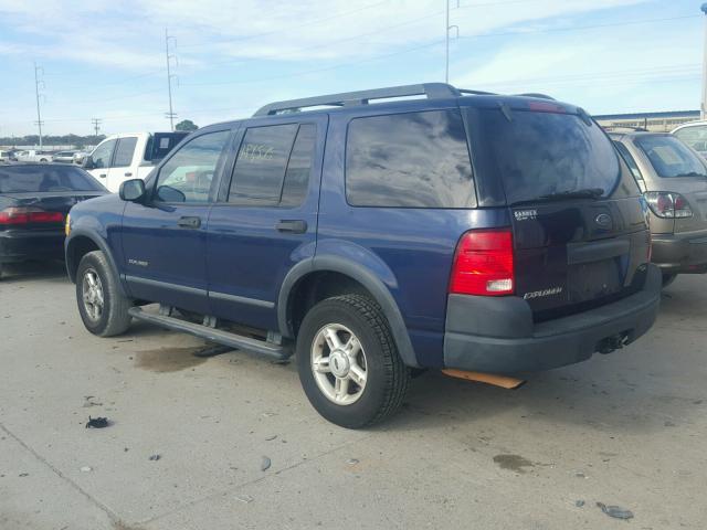 1FMZU62K05UB61702 - 2005 FORD EXPLORER X BLUE photo 3