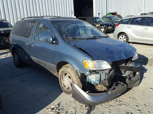 4T3ZF13C72U430334 - 2002 TOYOTA SIENNA LE BLUE photo 1