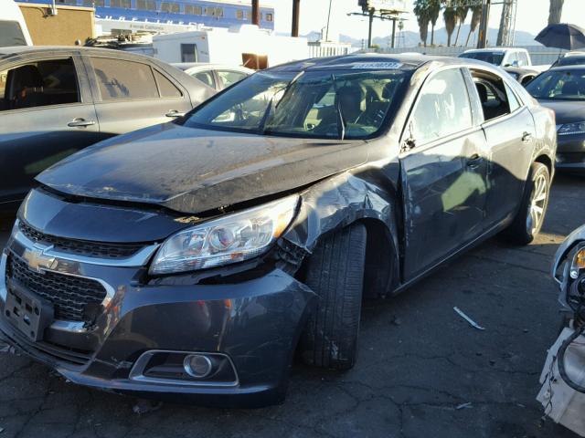 1G11E5SL3EF201589 - 2014 CHEVROLET MALIBU 2LT CHARCOAL photo 2