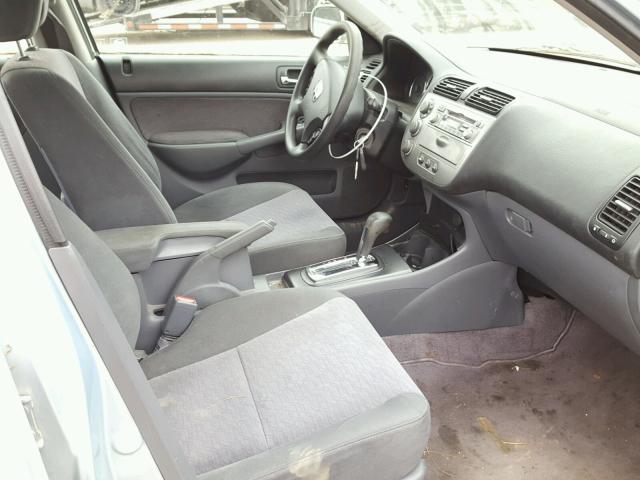 JHMES96644S017490 - 2004 HONDA CIVIC HYBR BLUE photo 5