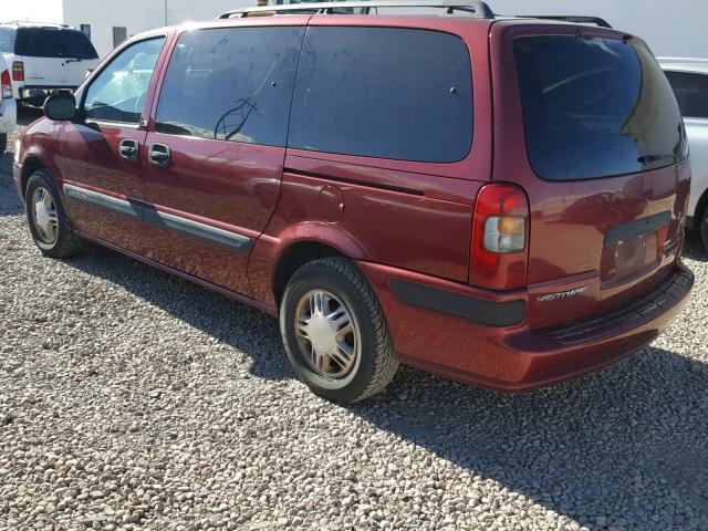 1GNDX03E03D299403 - 2003 CHEVROLET VENTURE RED photo 3