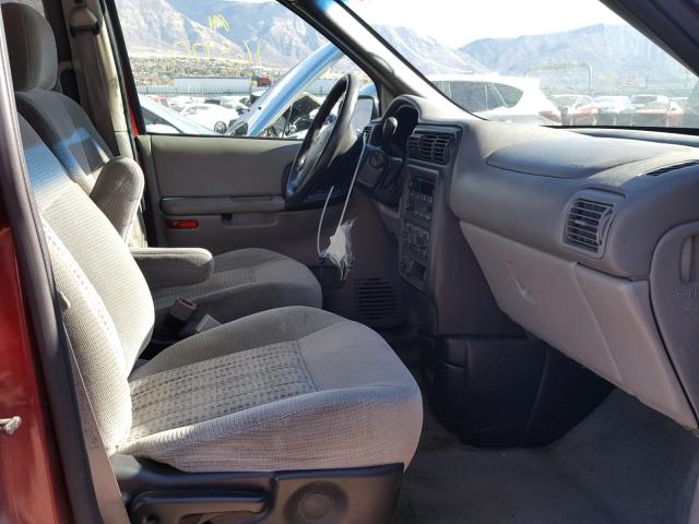 1GNDX03E03D299403 - 2003 CHEVROLET VENTURE RED photo 5