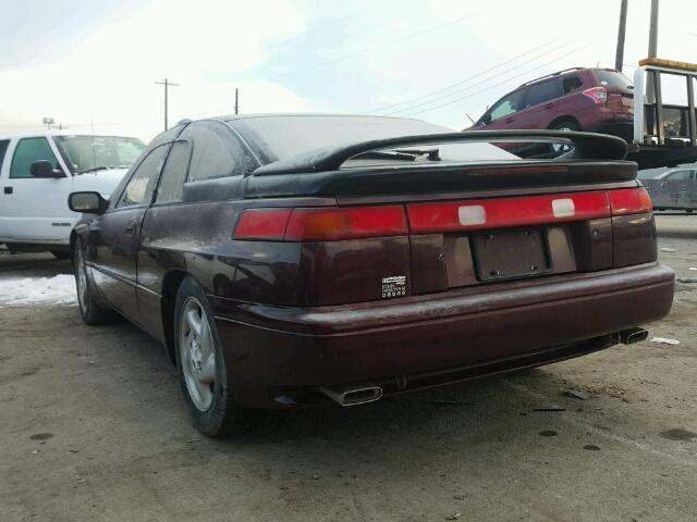 JF1CX353XNH108637 - 1992 SUBARU SVX LSL MAROON photo 3