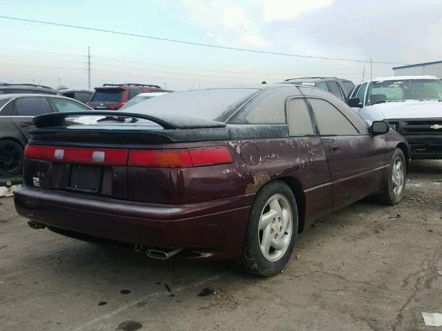 JF1CX353XNH108637 - 1992 SUBARU SVX LSL MAROON photo 4