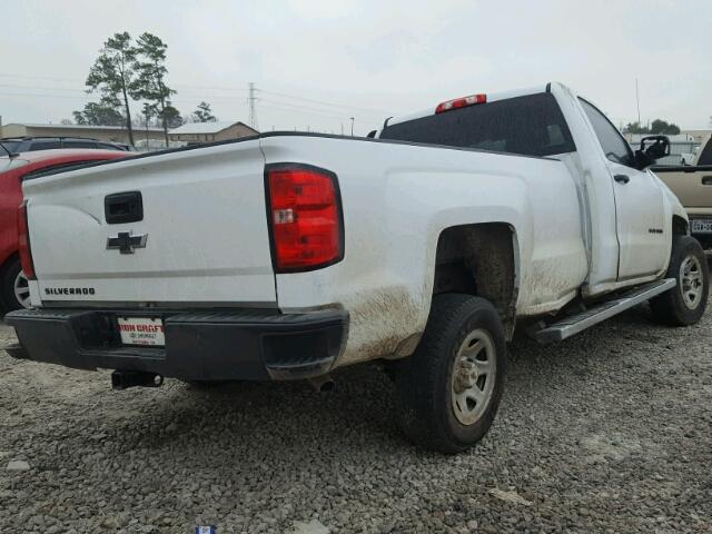 1GCNCNEH5HZ302254 - 2017 CHEVROLET SILVERADO WHITE photo 4