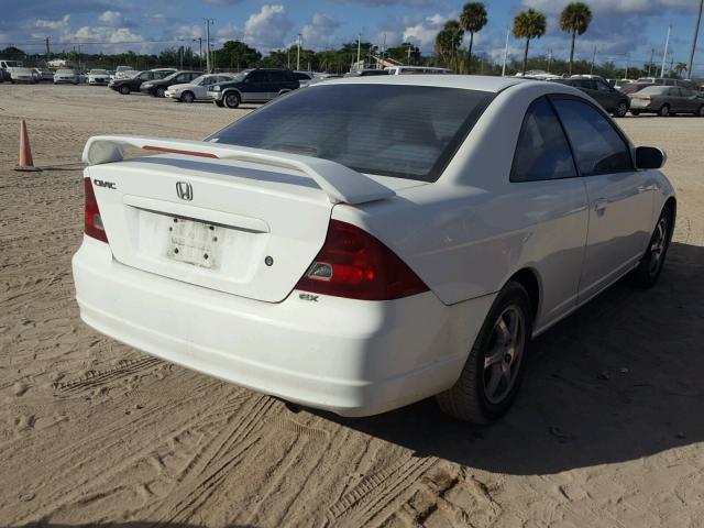 1HGEM22972L073841 - 2002 HONDA CIVIC EX 白色 照片 4