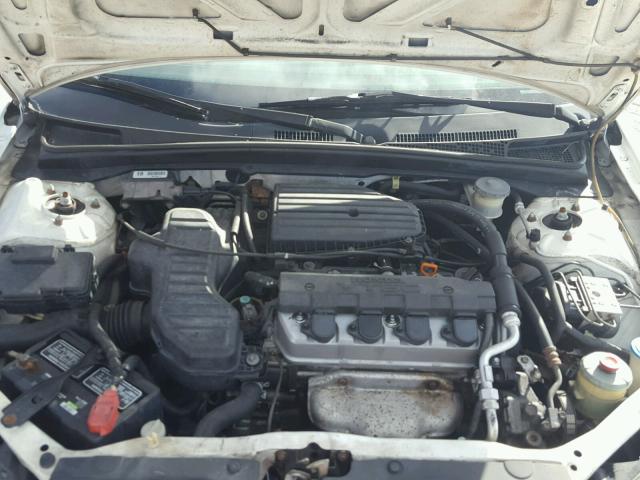 1HGEM22972L073841 - 2002 HONDA CIVIC EX 白色 照片 7