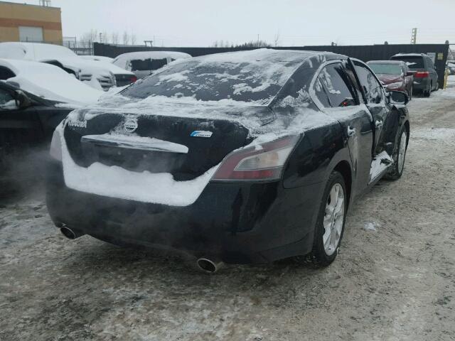 1N4AA5AP6CC831246 - 2012 NISSAN MAXIMA S BLACK photo 4