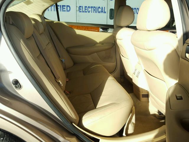 JTHBA30G465169470 - 2006 LEXUS ES 330 GOLD photo 6