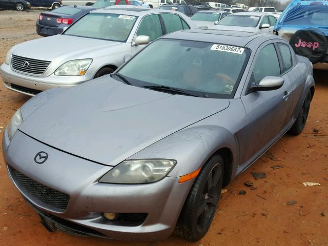 JM1FE173040127130 - 2004 MAZDA RX8 GRAY photo 2