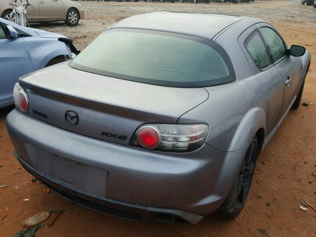 JM1FE173040127130 - 2004 MAZDA RX8 GRAY photo 4