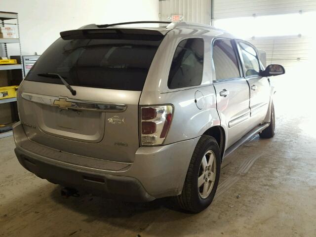 2CNDL73F756194926 - 2005 CHEVROLET EQUINOX LT SILVER photo 4