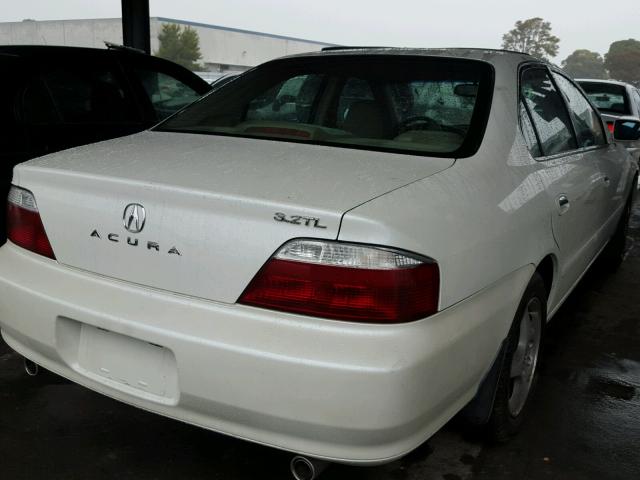 19UUA56672A029243 - 2002 ACURA 3.2TL WHITE photo 4