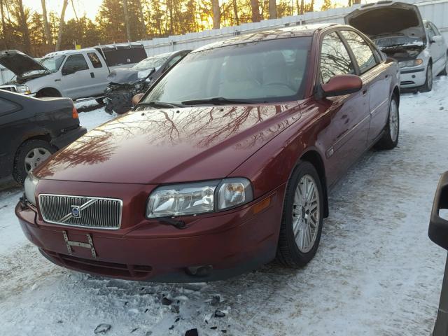 YV1TS91D221278239 - 2002 VOLVO S80 T6 TUR RED photo 2
