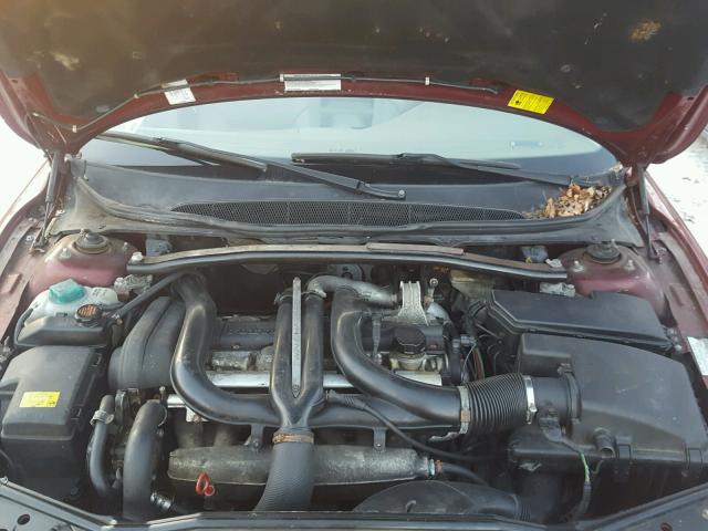 YV1TS91D221278239 - 2002 VOLVO S80 T6 TUR RED photo 7