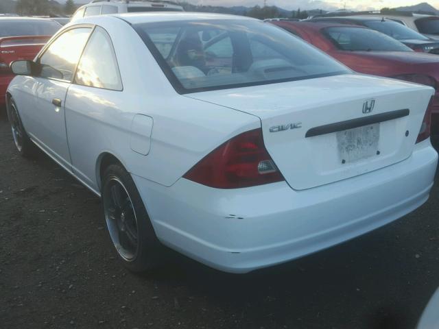 1HGEM21201L073358 - 2001 HONDA CIVIC DX WHITE photo 3