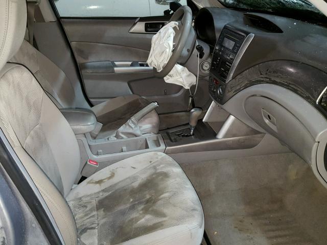 JF2SH61689H761818 - 2009 SUBARU FORESTER 2 SILVER photo 5