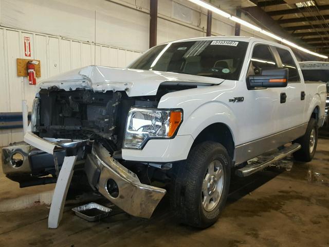 1FTFW1EV5AFB66421 - 2010 FORD F150 SUPER WHITE photo 2