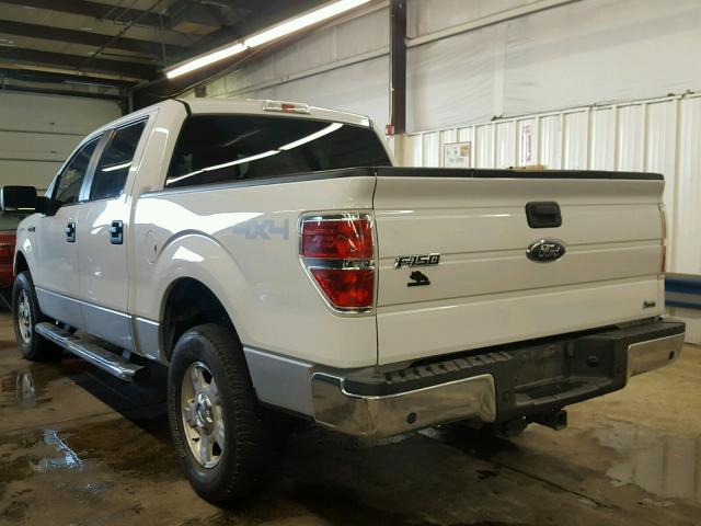 1FTFW1EV5AFB66421 - 2010 FORD F150 SUPER WHITE photo 3