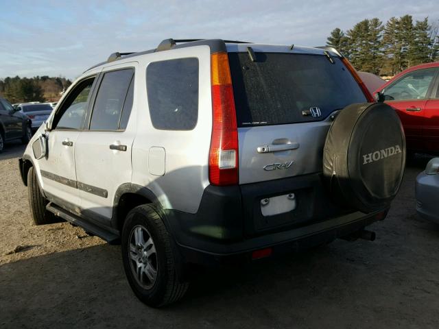 SHSRD78814U201596 - 2004 HONDA CR-V EX SILVER photo 3