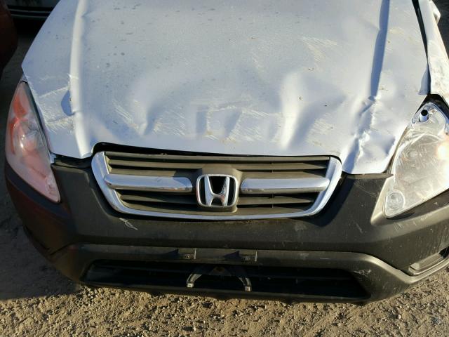 SHSRD78814U201596 - 2004 HONDA CR-V EX SILVER photo 7