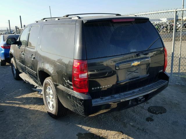 1GNFC26069R272606 - 2009 CHEVROLET SUBURBAN C BLACK photo 3