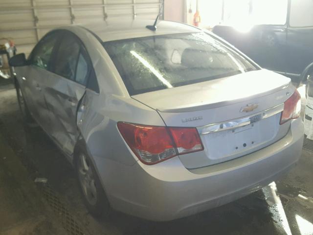 1G1PC5SB3E7360632 - 2014 CHEVROLET CRUZE LT SILVER photo 3