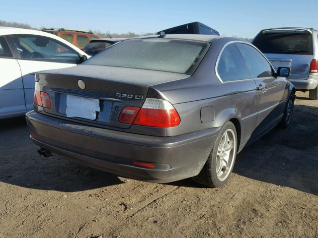 WBABD53405PL17054 - 2005 BMW 330 CI GRAY photo 4