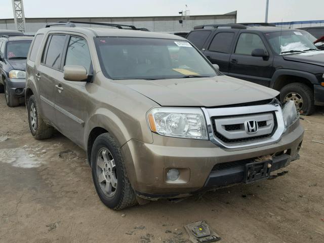 5FNYF48969B039959 - 2009 HONDA PILOT TOUR GOLD photo 1