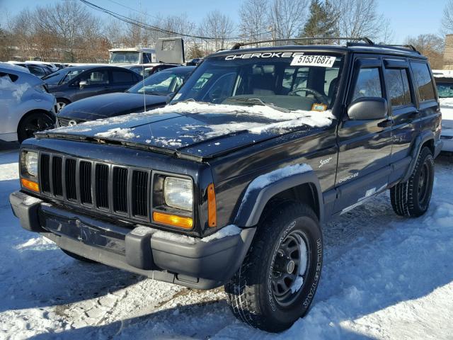 1J4FJ68S3WL269188 - 1998 JEEP CHEROKEE S BLACK photo 2