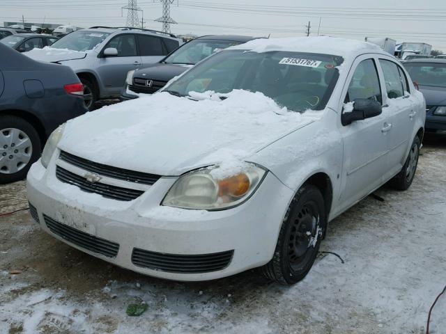 1G1AL55F077148004 - 2007 CHEVROLET COBALT LT WHITE photo 2