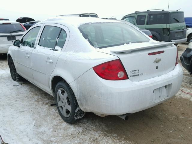 1G1AL55F077148004 - 2007 CHEVROLET COBALT LT WHITE photo 3