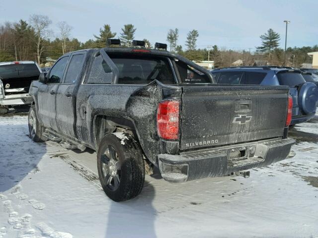 1GCVKNEC3GZ323660 - 2016 CHEVROLET SILVERADO BLACK photo 3