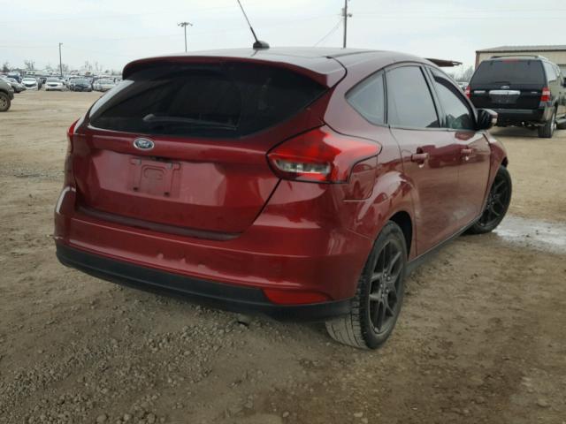 1FADP3K28FL219329 - 2015 FORD FOCUS SE RED photo 4