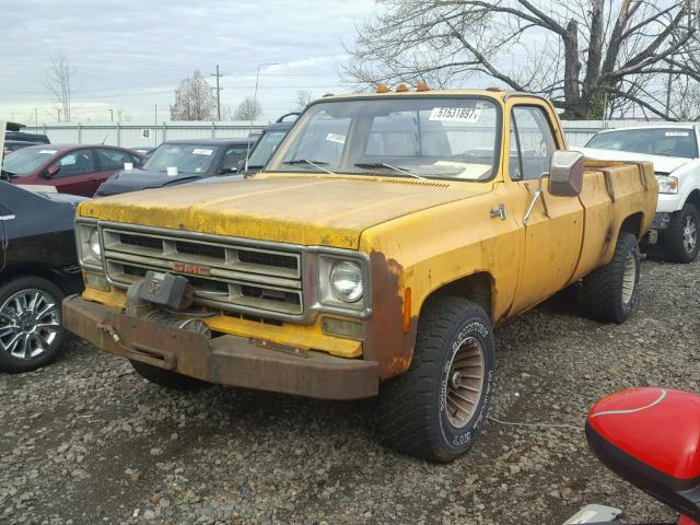 TKU246Z505351 - 1976 GMC PICKUP YELLOW photo 2