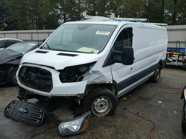 1FTNE2YM9FKB00900 - 2015 FORD TRANSIT T- WHITE photo 2