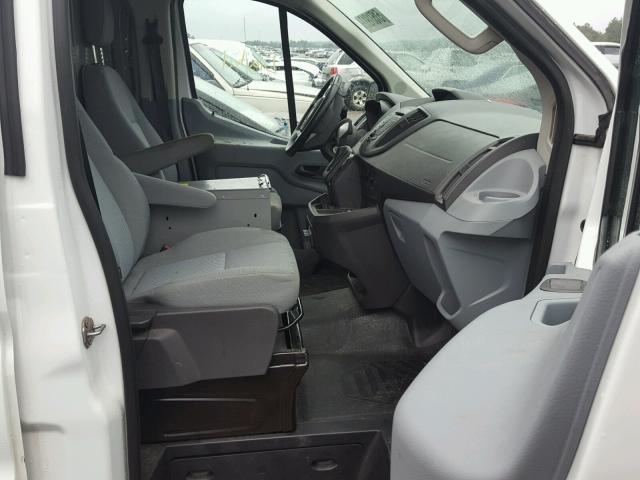 1FTNE2YM9FKB00900 - 2015 FORD TRANSIT T- WHITE photo 5