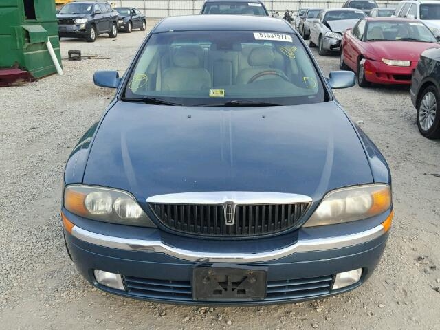 1LNHM86S71Y616923 - 2001 LINCOLN LS BLUE photo 9